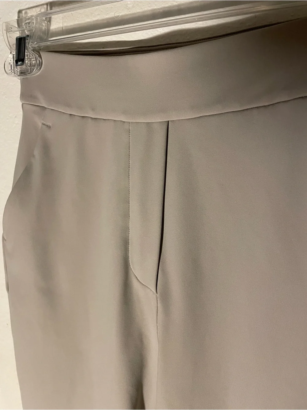 lululemon athletica Light Taupe Straight-Leg Trousers